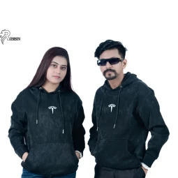 Tesla imported Fog Couple Hoodie (Black)