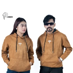 Tesla imported Fog Couple Hoodie (Deep Brown)